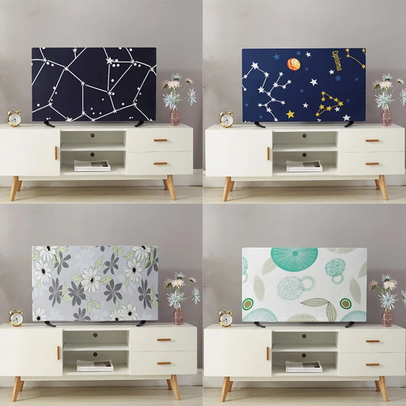 TV cover Television Cover Dustproof Towel 43 55 50 65 Household Hanging LCD TV Elastic Cloth