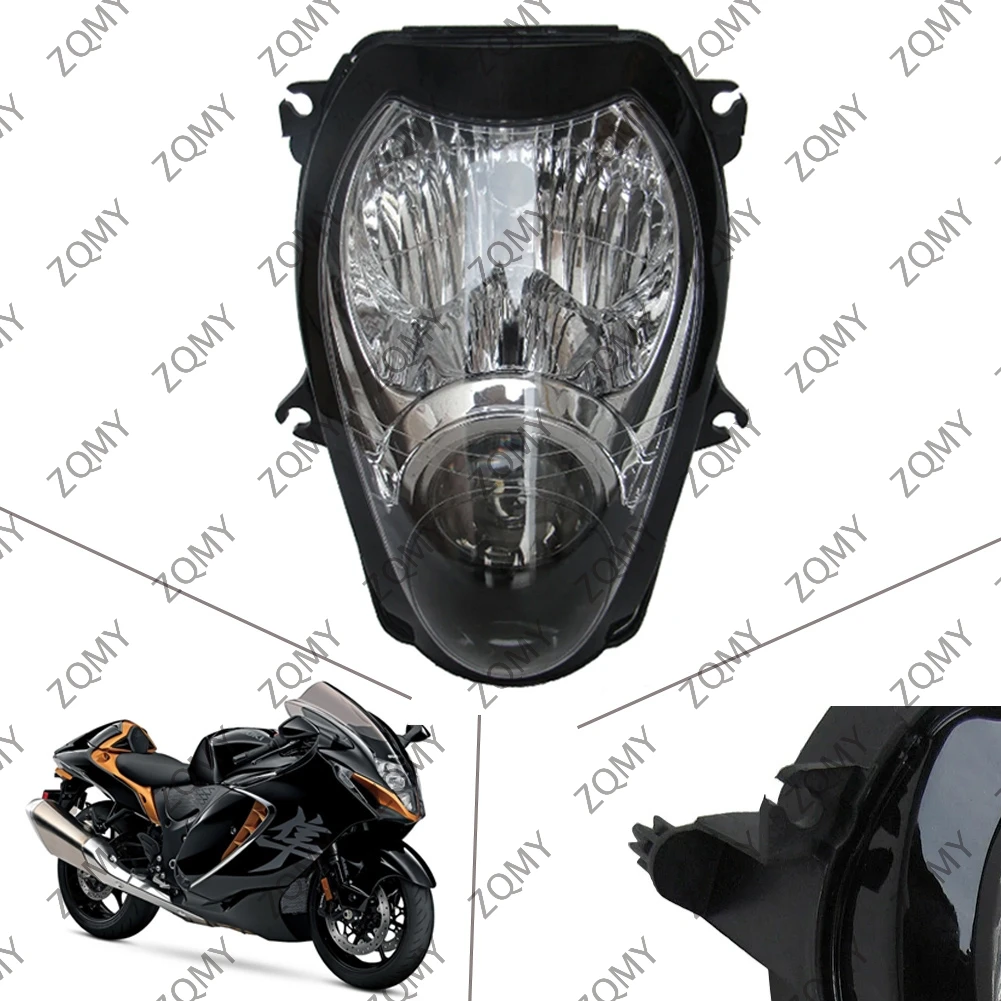 

Front Headlight For Suzuki GSX1300R Hayabusa 1999 2000 2001 2001 2002 2003 2004 2005 2006 2007 Motorcycle Lighting Assembly Part