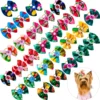 20PCS Dog Hair Bows Pet Dog Boutique Bows Rubber Bands Hair Bowknot Decorate for Dogs Groomining Cat Dog Pet Supplies 1