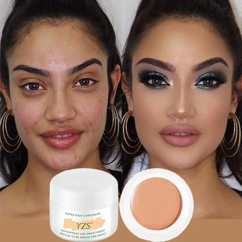 Face Foundation High Coverage Foundation CC Cream Concealer Oil-Control Matte Lasting Base BB Cream for All Skin Tones Korean Makeup Products