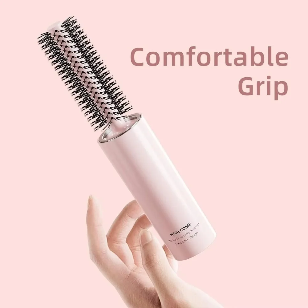 Portable Detachable Round Hair Brush Wet & Dry Hair Hair Styling Curling Comb Hairdressing Tools Hairdressing Comb Travel