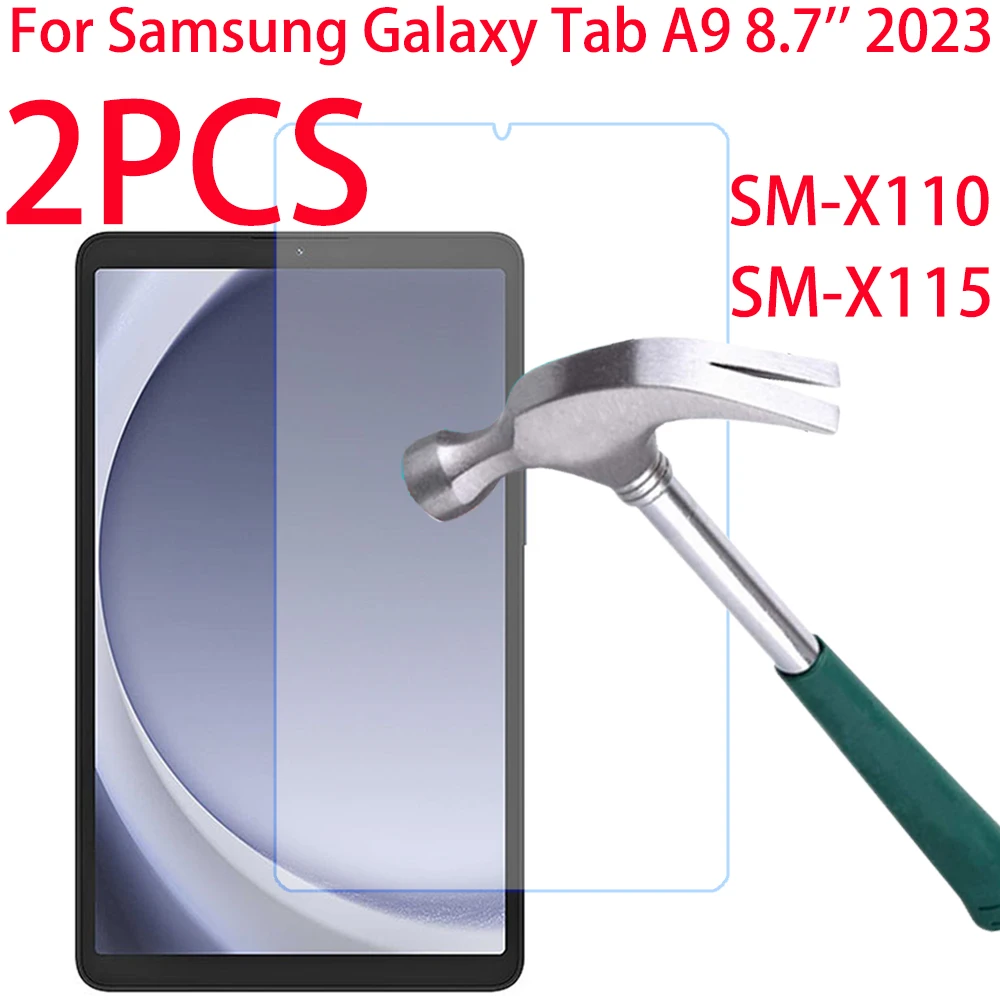 Premium Tempered Glass Screen Protectors for 8.7-inch Tablets (2-Pack)