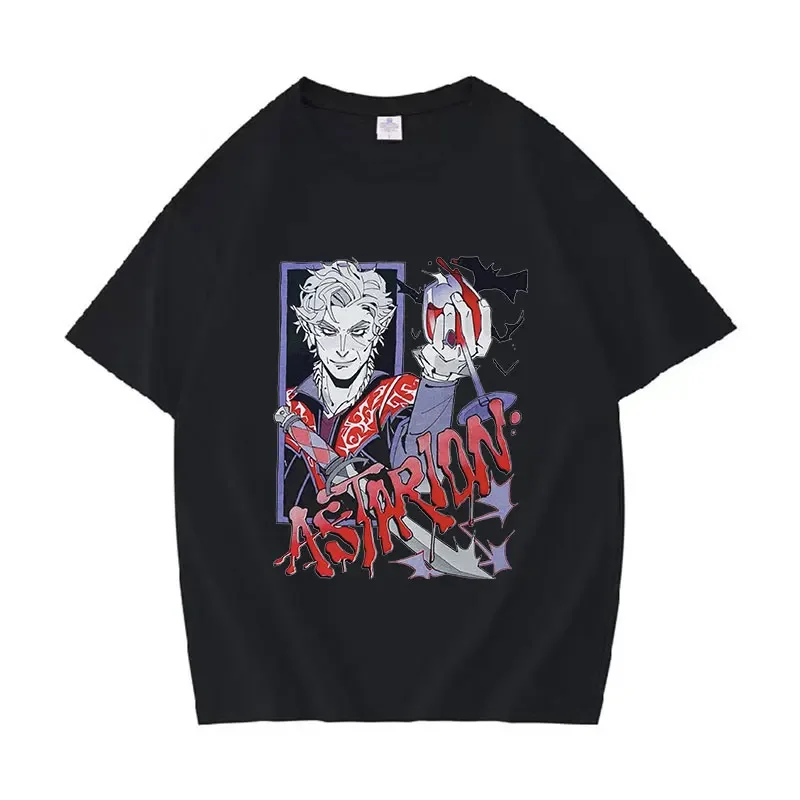 

Astarion Baldur's Gate 3 Retro Graphic T-Shirt Men's women's Fashion High Quality Cozy Cotton Tops T Shirt Oversized T-shirts