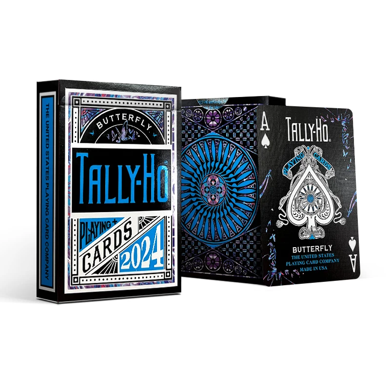 Tally-Ho Playing Cards 4種セット（赤、青、緑、ゴールド） Tally-Ho Four Gentlemen Series Playing Cards – Decksrock
