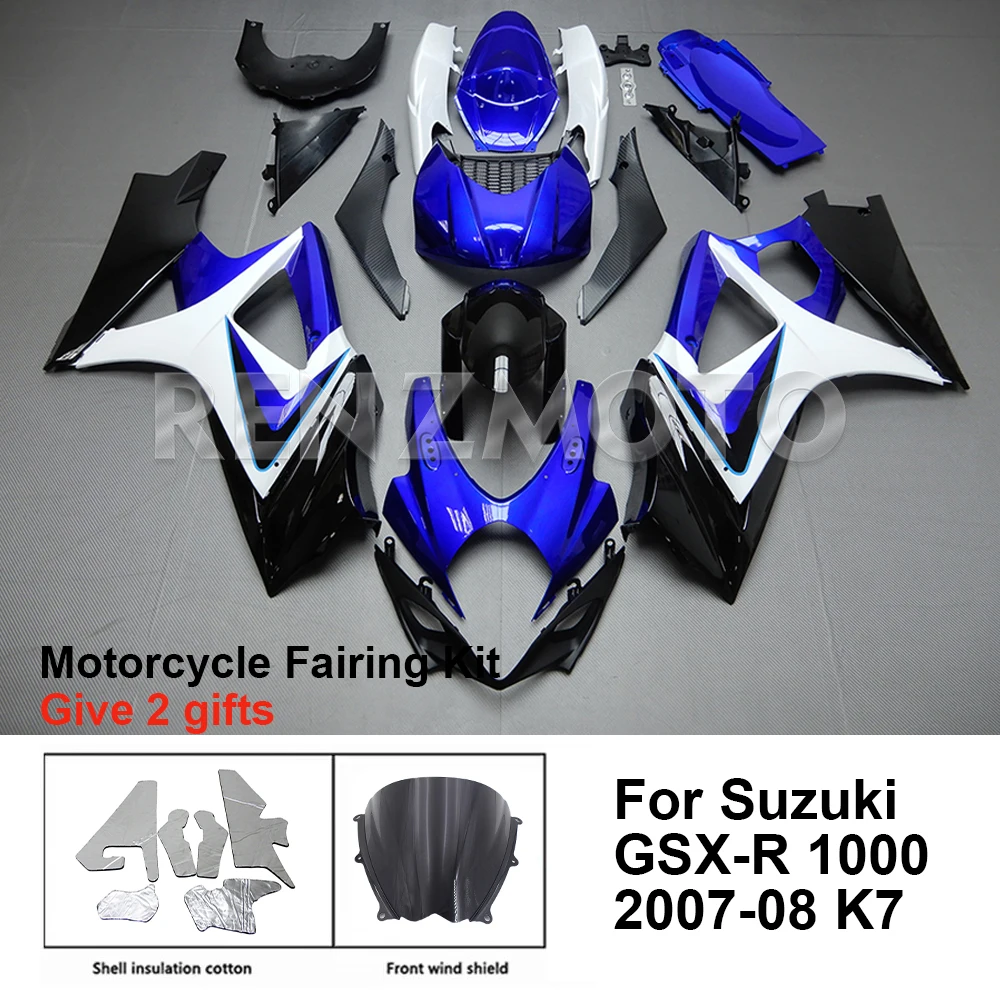 

Motorcycle Fairing Set Body Kit Plastic For Suzuki GSXR GSX-R 1000 2007-08 K7 Accessories Injection Bodywork S1007-107a