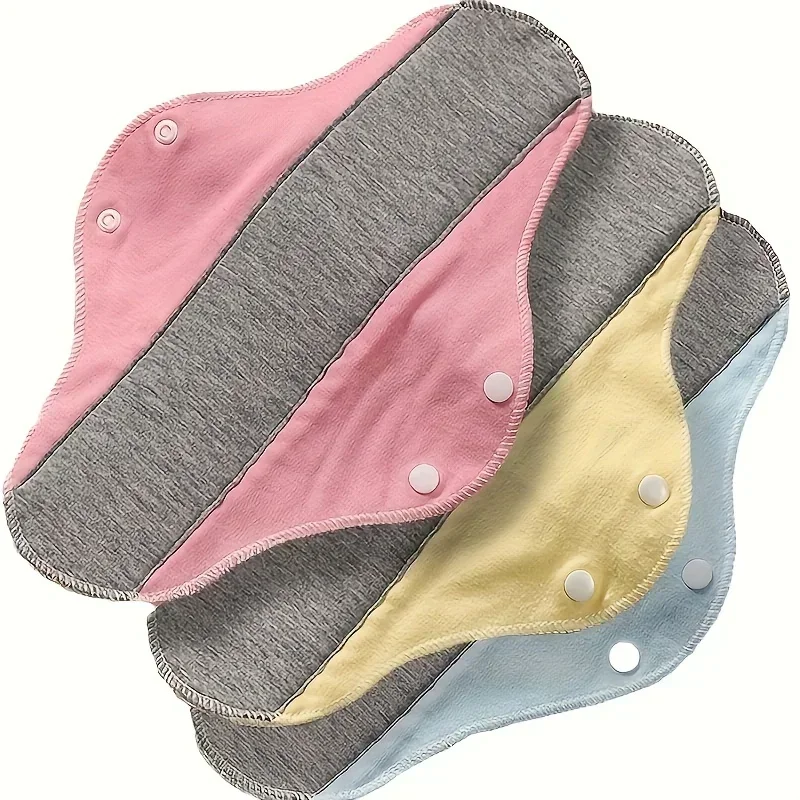 1/2/4pcs Reusable Cotton Adult Diaper & Panty Liners - Washable Leak-Proof Underwear for Women, Elderly, Postpartum 2