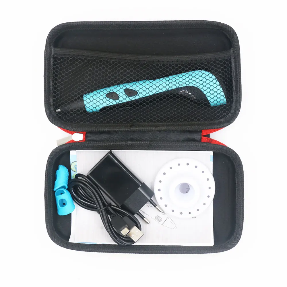 3D Printing Pen Children 3D Pen Set for Kids Birthday Christmas DIY Ideas Gift with Power Adapter PLA Filament Travel Box