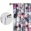 2 Panels Stained Glass Peach Blossom Curtains, Versatile Design Suitable for Any Style, Creating a Peaceful Living Space 6