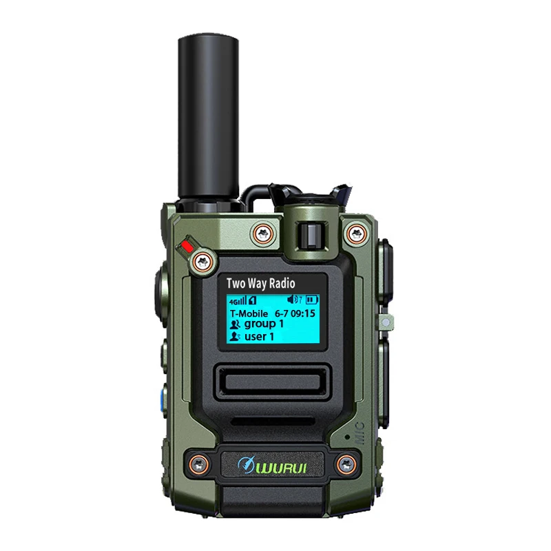 Wurui K300 Military global-ptt（no fee） POC walkie talkie 4G long range  radios Two way radio Phone Police Global intercom