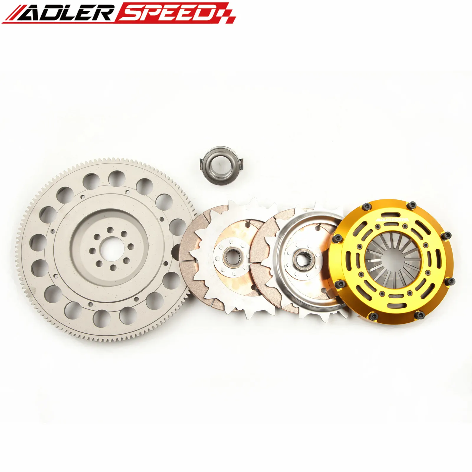 ADLERSPEED 7.25(185mm) 레이싱 트윈 디스크 클러치 (중간형) 닛산 350Z 370Z 인피니티 G35 G37 Q60 2007-2020년식 호환
