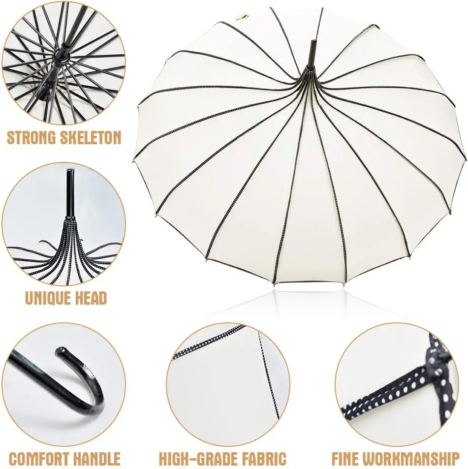 Vintage Pagoda Umbrella For Bridal Wedding Party