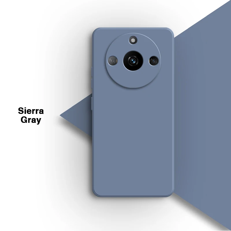 Original Simple Lens Protection Liquid Silicone Phone Case – Soft Back Cover Shell
