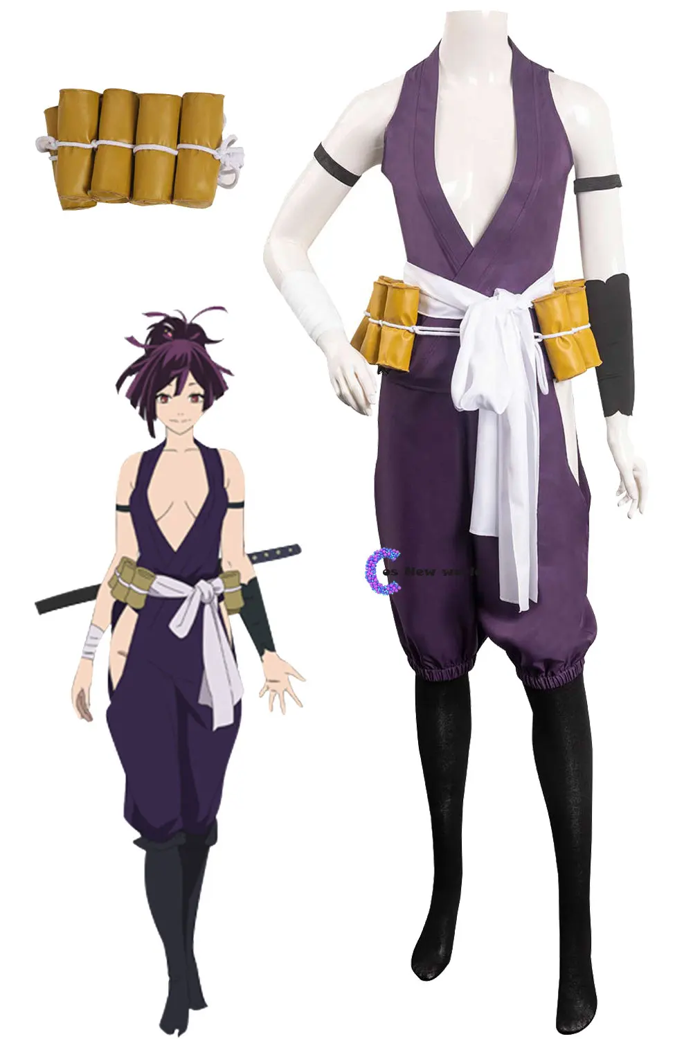 

Anime Jigoku Raku Yuzuriha Cosplay Costume Women Roleplay Fantasia Outfits Woman Halloween Carnival Party Clothes For Disguise