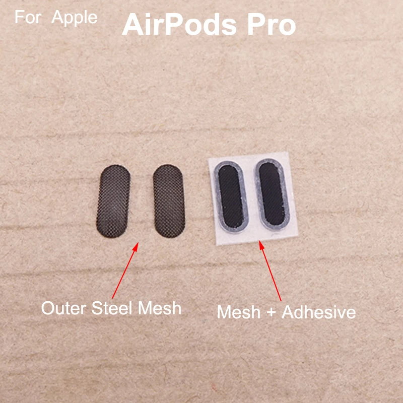 Aocarmo For Apple AirPods Pro Earphone Dust Filter Mesh Dustproof Net Repair Replacement Part