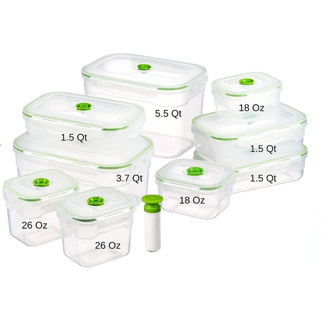 Airtight Glass Containers With Vacuum Seal - vacuumsaver