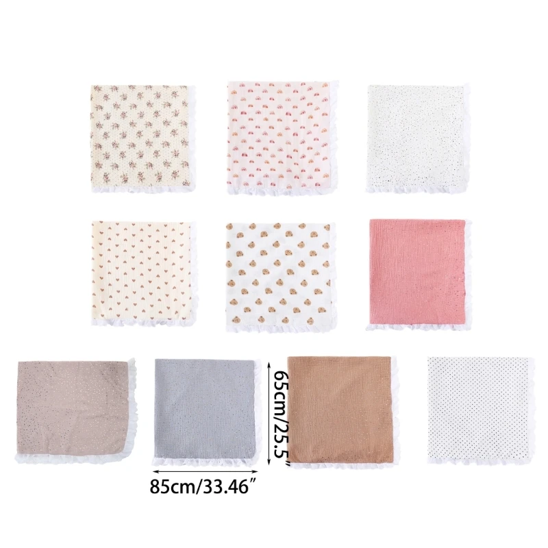  Swaddle 담요 용면 랩 담요 통기성 부드러운 담요  귀여운 수신 담요 Muslin-Diaper
