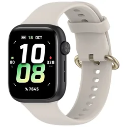 Premium Silicone Sports Strap - Adjustable Wristband Accessory for Honor Watch 5 (Starlight color)
