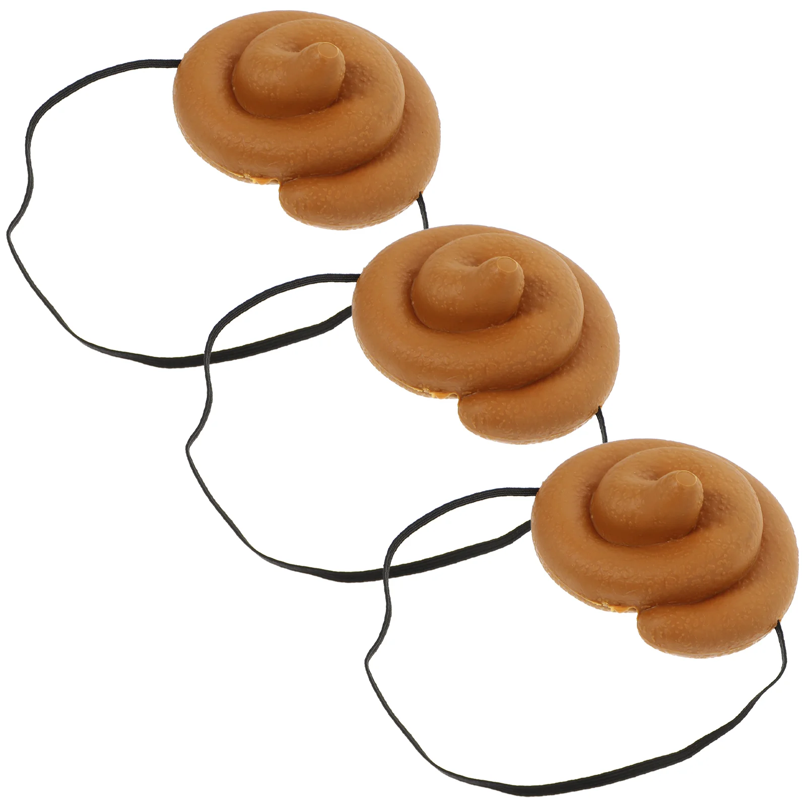 3 Pcs Beanie Adults Poop Hat Decor Funny for Party Game Hats Headgear Festival Headwear Cosplay Supplies