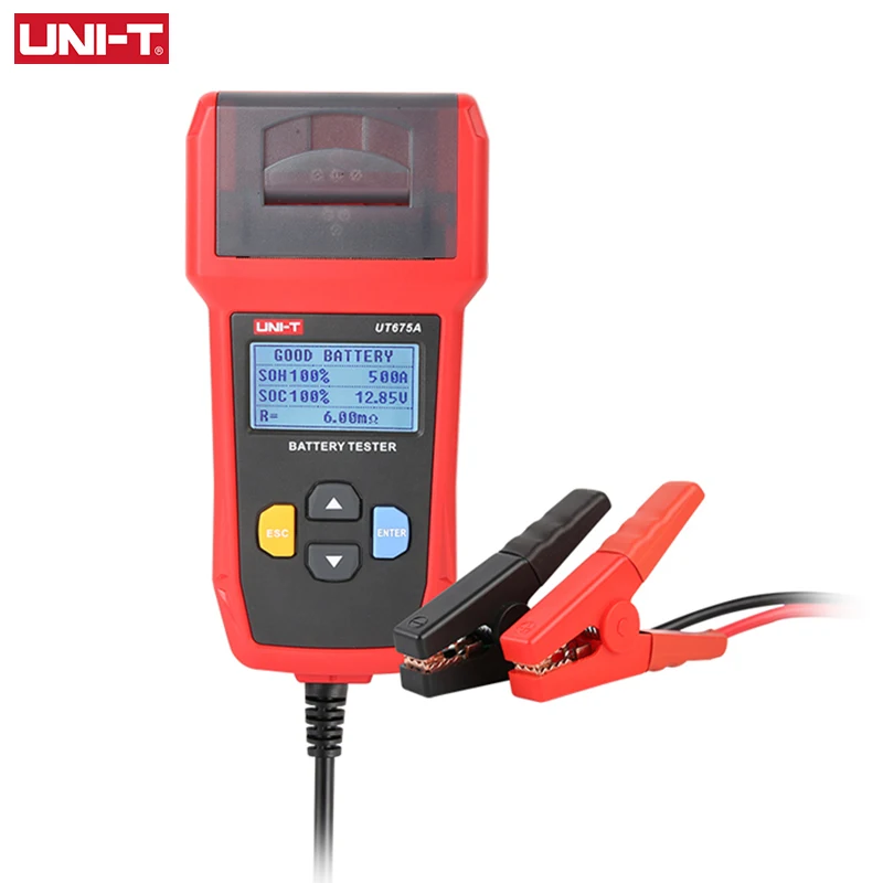 UT675A Car Battery Tester Charger Analyzer 12V 24V Voltage Battery Test Car Tester Charging Scanner