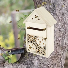 

Wooden Insect Hotel Insectes Beekeeping House Bug Room Hotel Shelter Garden Decoration Nests Box Insect House