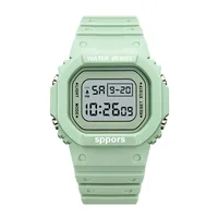 UTHAI CE117 Sports Electronic Watch Unisex Square Watches students Digital Wristwatch Waterproof Clock Bracelet For LED 1