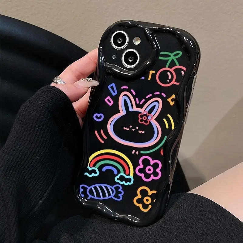 Floral Cat Soft Phone Case Cover