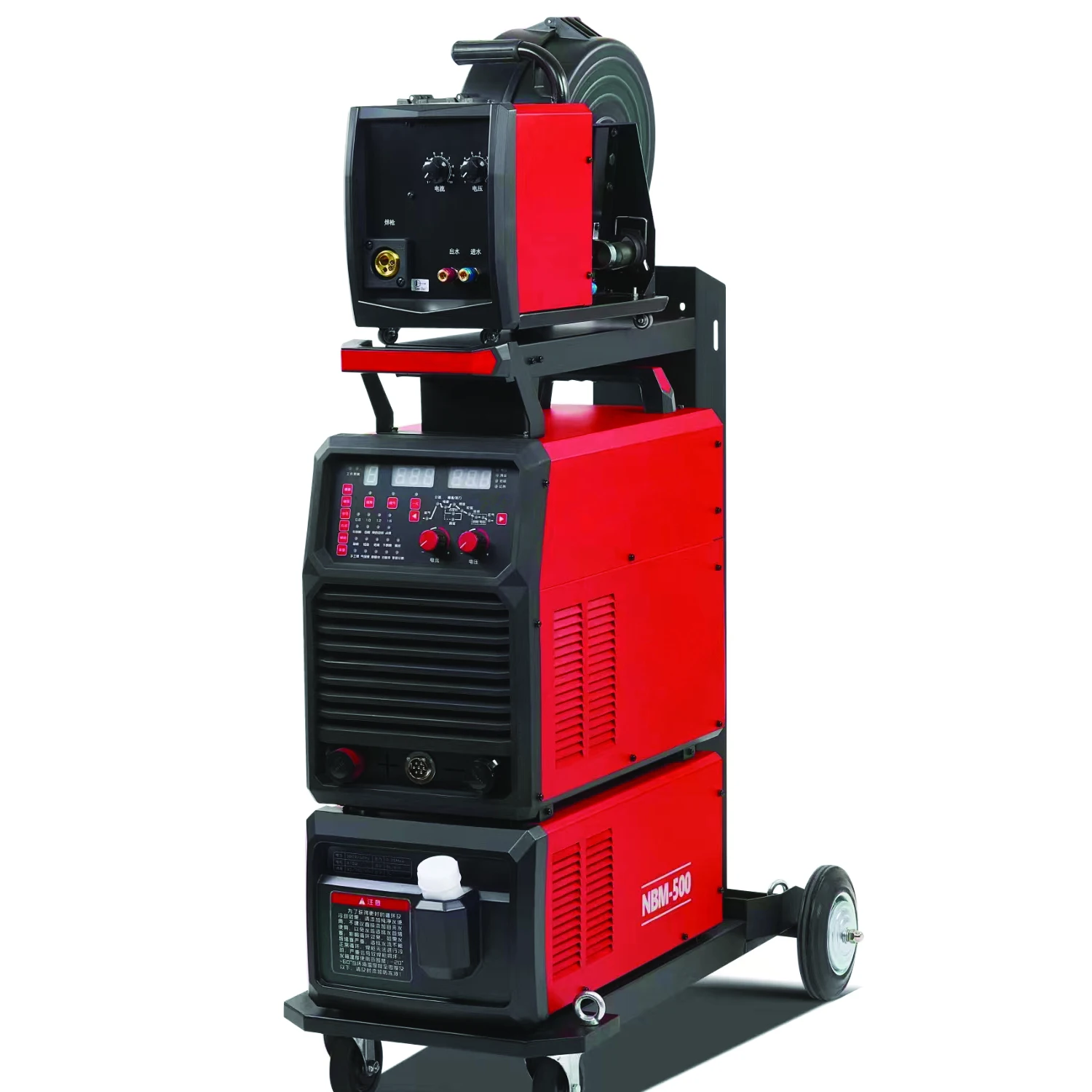 

Double Pulse Industrial 500 DP MIG MMA Multi function Welding machine co2 double pulse Welder with trolly