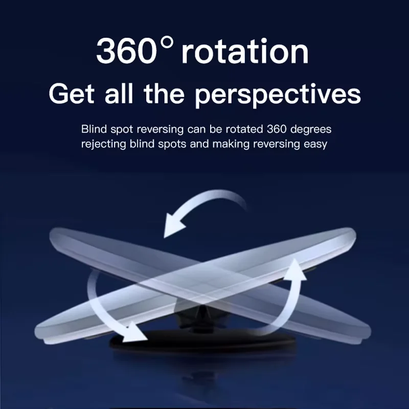 Subaru High-Definition Rearview Wide-Angle Circular Mirror