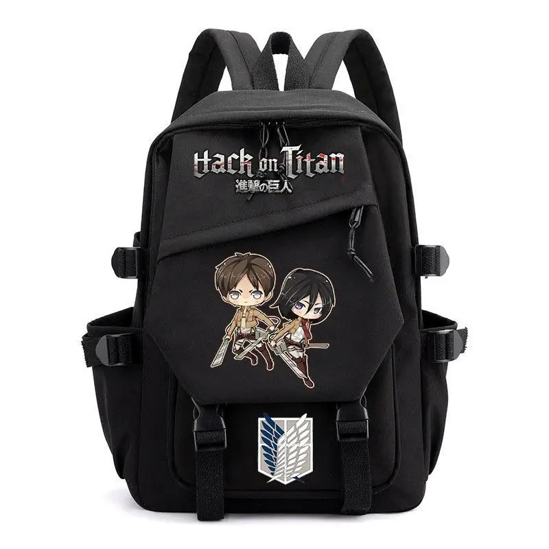 

Anime Cartoon Attack On Titan Children's Backpack Primary School Girl and Boy Junior High School Student Campus Backpack Gift
