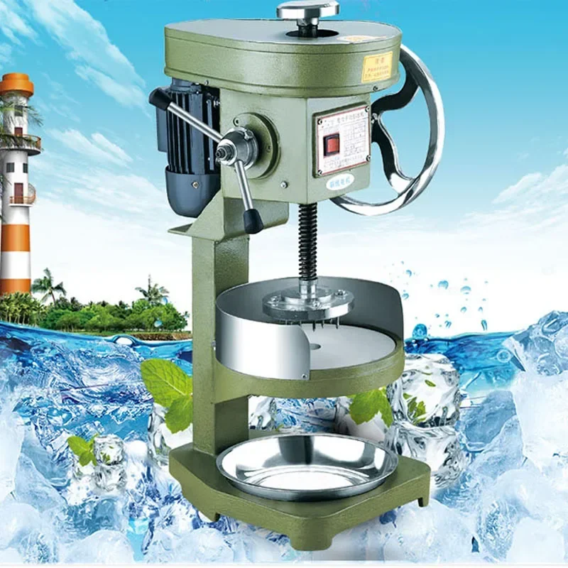 Manual Electric Shaved Ice Machine Commercial Crushed Ice Smoothie Machine Taiwan Cotton Automatic Brick Icicle