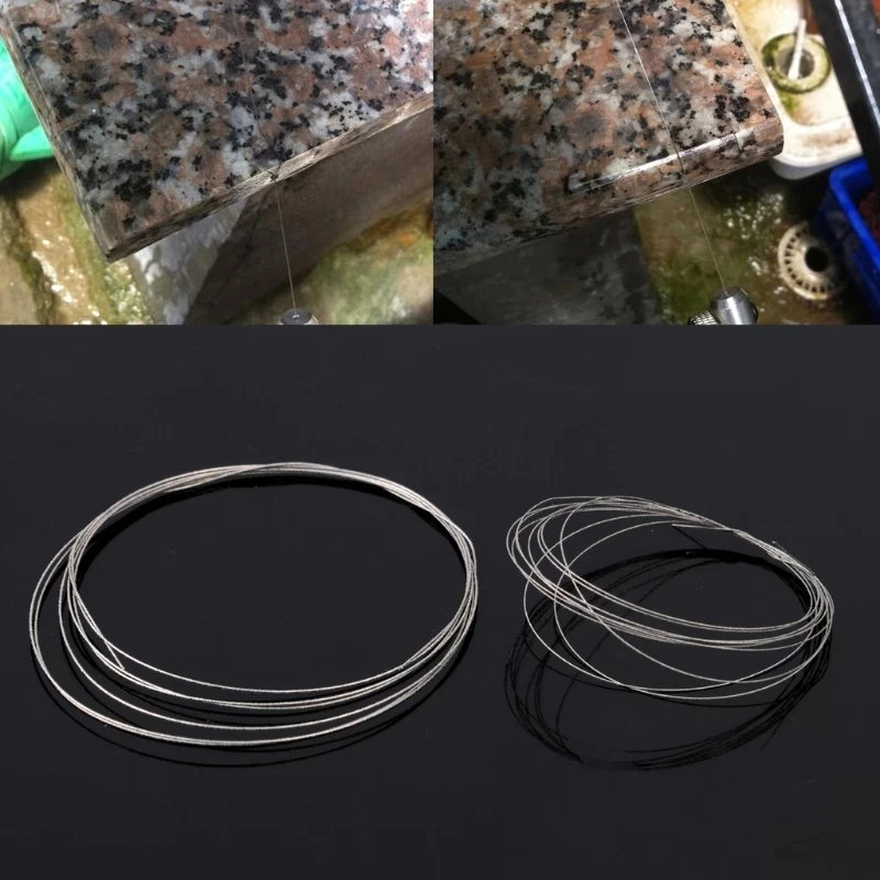 2/1pcs 1M Superfine Diamond Cutting Wire DIY Tool Saw Blades Jade Metal Marble Granite Stone Glass Wood Jewelry Wire Saw Cutter