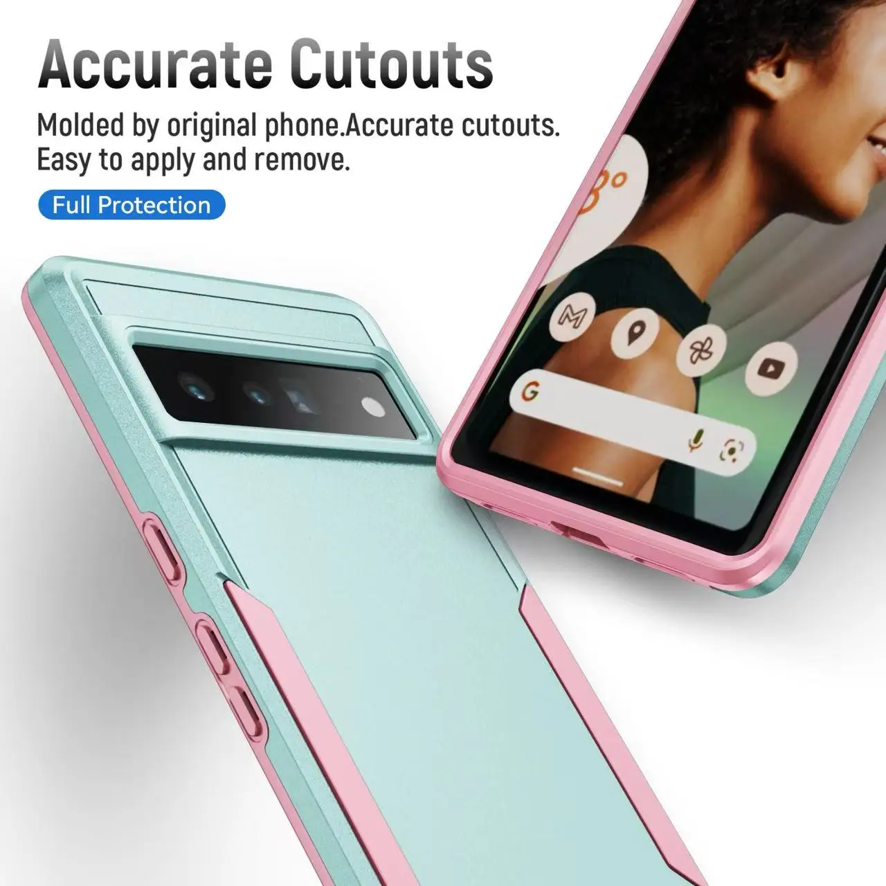 Heavy Duty Shockproof Anti-Scratch Rugged Protective Case with Full Cover