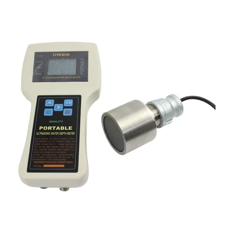 Ultrasonic Water Depth Detector Meter Portable Ultrasonic Echo Sounder Transducer 6