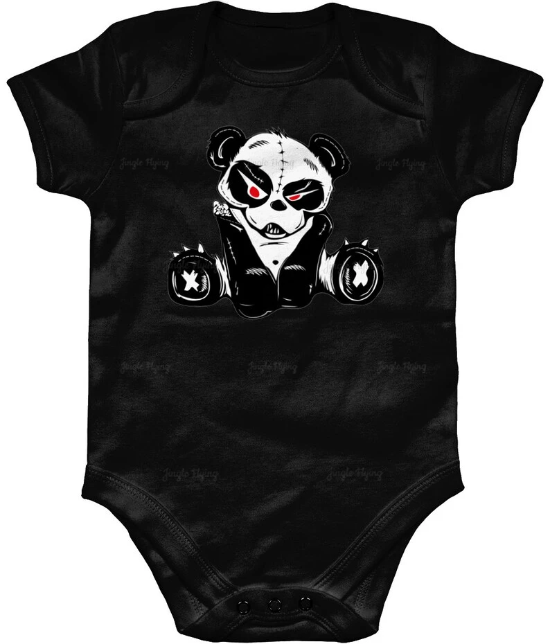 Broccoli Skull Tutina Toddler Rock Emo Alternativa Gothic Punk Veggie Veganism Active Skeleton Dies Head Moth Evil Panda