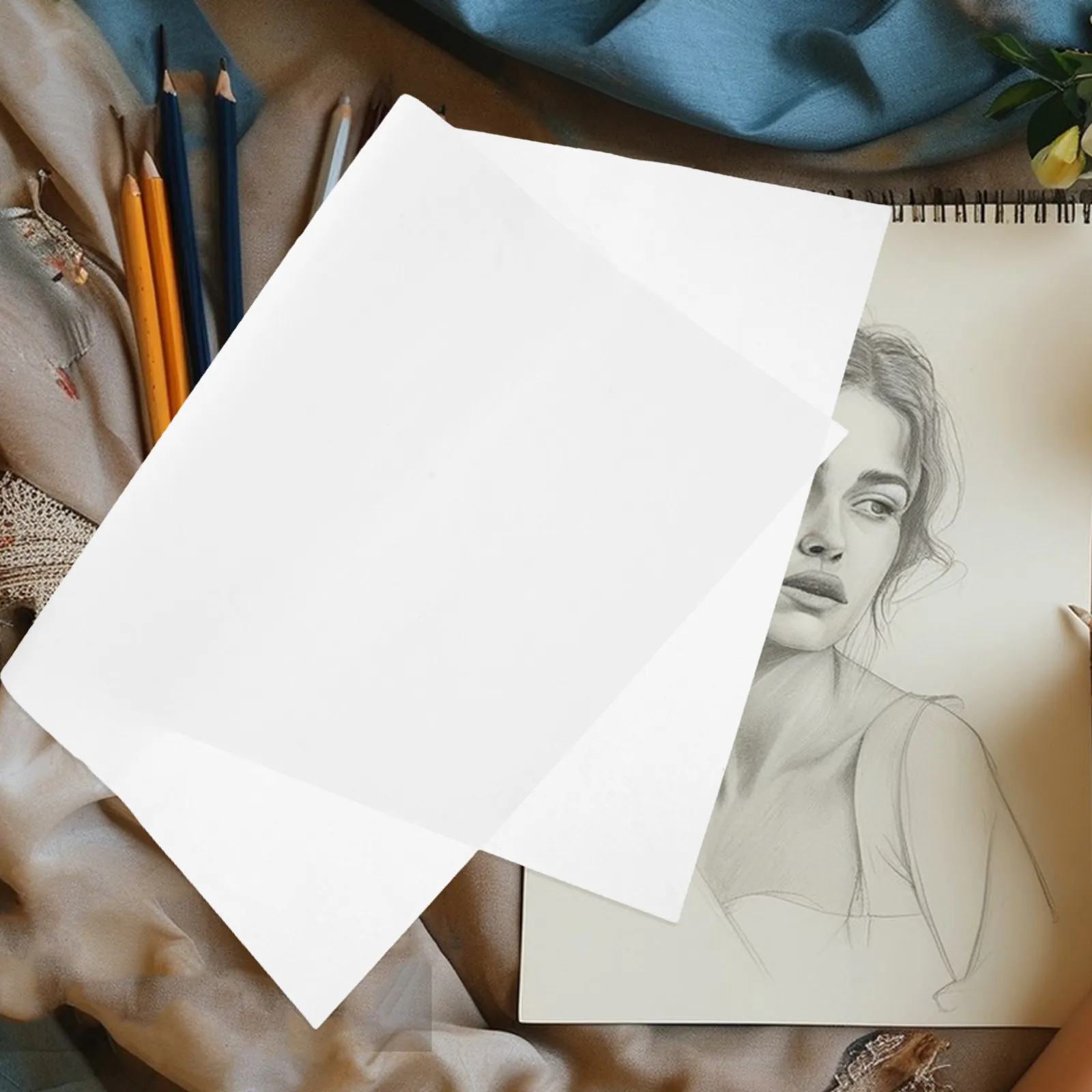 50Pcs 신문지 포장지 시트 DIY 웨딩 장 빈 무지 포장지 스케치 그림 배송용