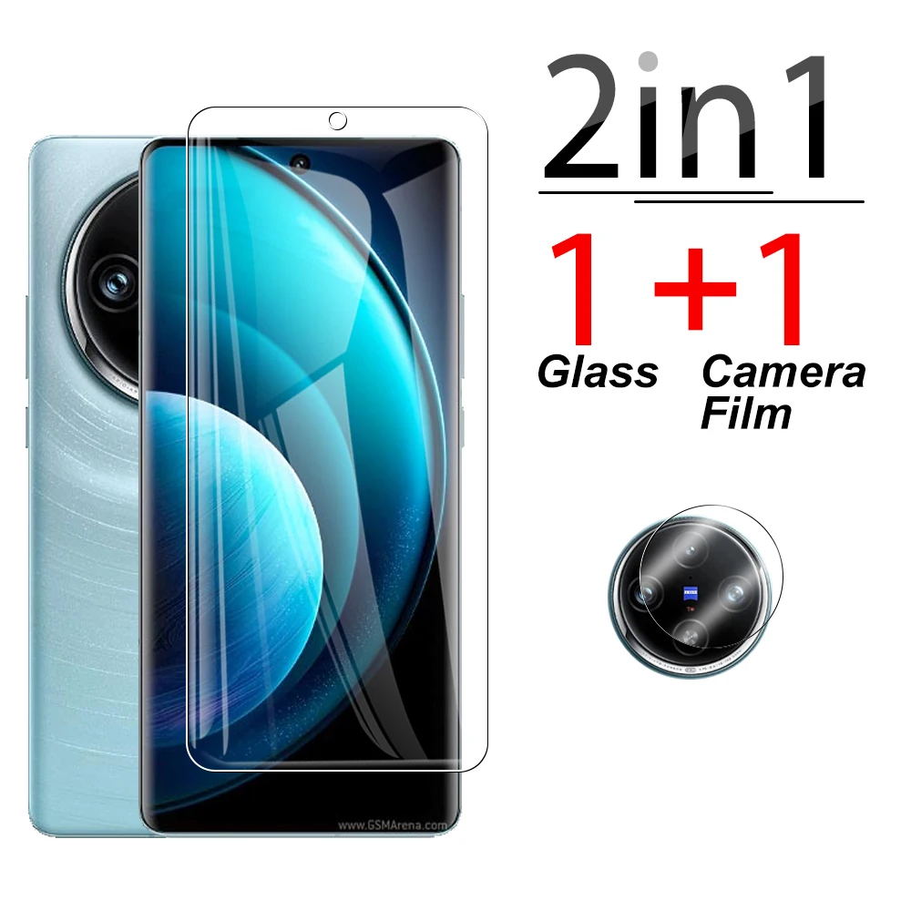 Vetro Protettivo Dell'Obiettivo Della Fotocamera 2 In1 Per Vivo X100 X90 Pro Plus X80 20D 3D Curvo Hd Screen Protector Vivox 100 90 80 100X 90X 80X