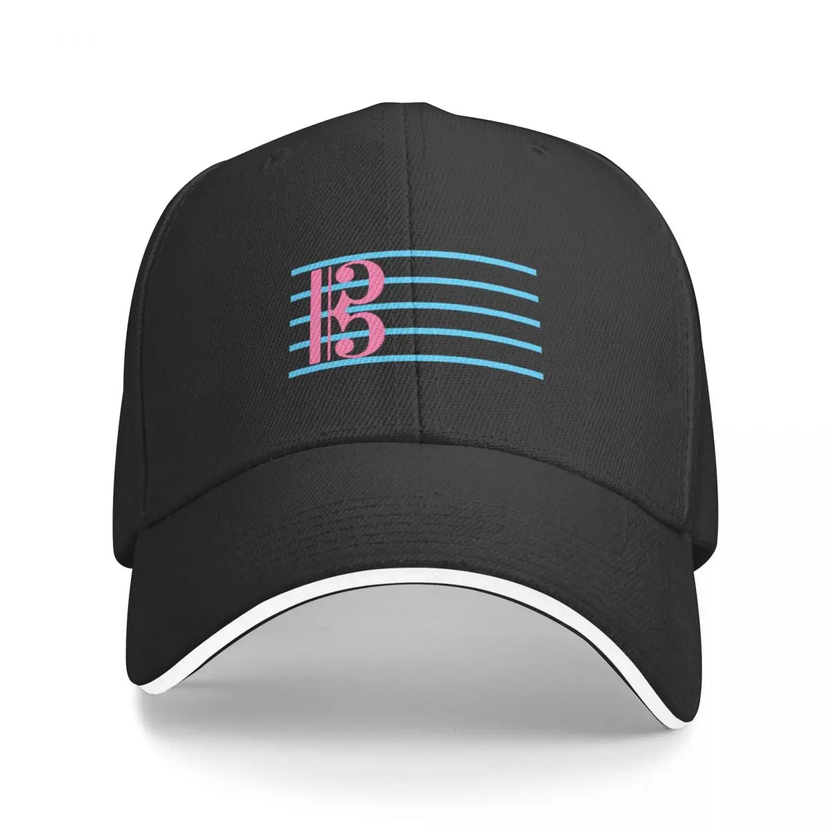 

Trans Pride Alto Clef (no background) Baseball Cap Luxury Hat Custom Cap Golf Wear Men Women's