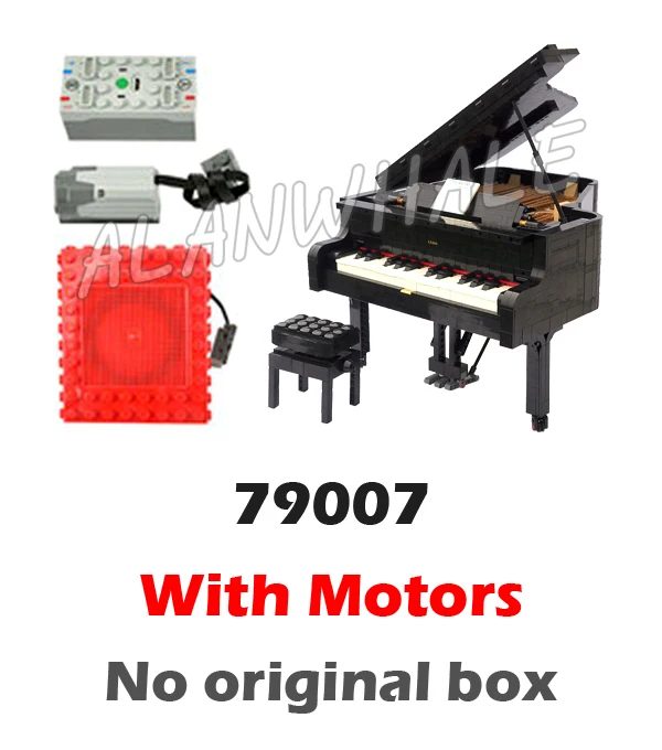 3662pcs Ideas Creative Playable Grand Piano 25-Key Keyboard