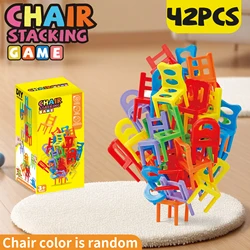 Interactive Chair Stacking Educational Toy Set (42 PCS)