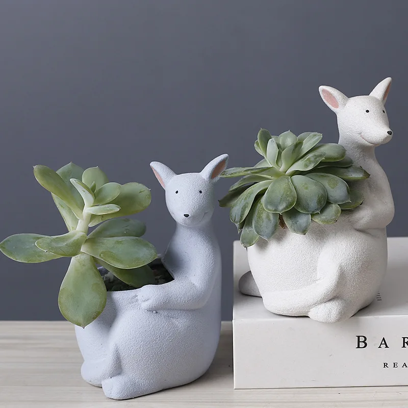 Figurines de collection Amoy-Art Pot de Succulente Fleurs Plante Cactus Figurines de collection Amoy-Art Pot de Succulente Fleurs Plante Cactus