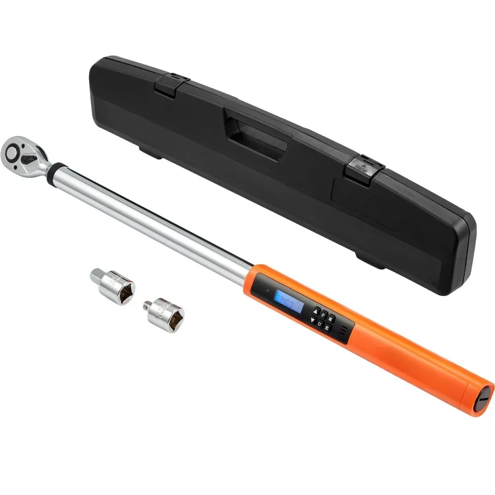 

Digital Torque Wrench, 1/2" Drive Electronic Torque Wrench, Torque Wrench Kit 25-250ft.lb/34-340n.m Torque Range Accurate to ±2%