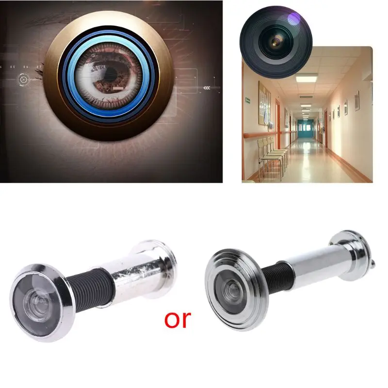 LXAF Security Door Viewer Stainless Steel Peephole for Front Door with Privacy Cover for Thickness 50-70mm/1.97-2.75''