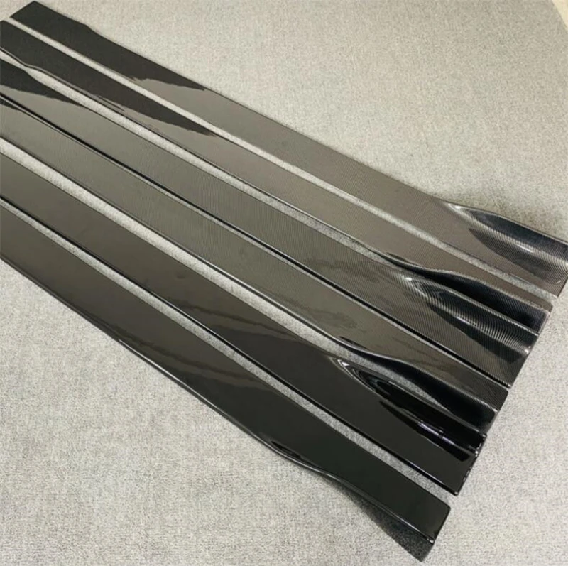 Real Carbon Fiber Side Skirt For Audi A5 S5 RS5 B9 B10 2017-2025 Body Kit Lip Spoiler Upgrade Refits Splitter