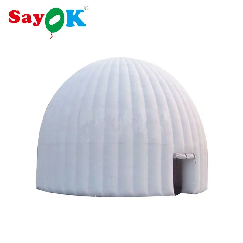 Aufblasbare Keule Aufblasbares Iglu-Zelt / Kuppelzelt Von SAYOK  Wei, Fr  Firmenfeiern, Hochzeiten, Partys