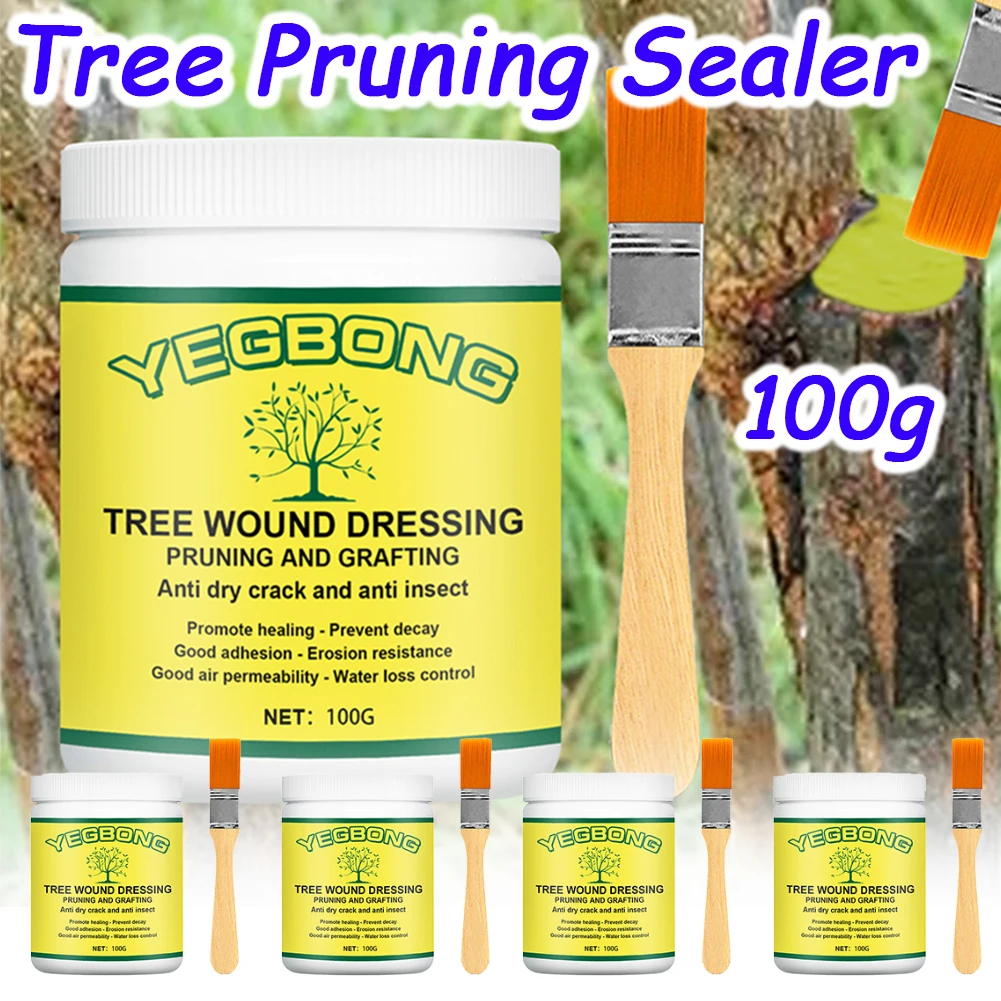 Tree Wound Sealer 500g-100g Tree Wound Dressing Tree Bonsai Wound Pruning Sealer Plant Cut Paste Pruning Compound For Plants Treatment Tools