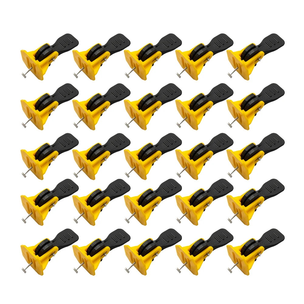 Tile Leveling Adjuster System Reusable Tile Installation Tool Kit Set Tile Leveler Spacers For Building Floor Leveling Compound