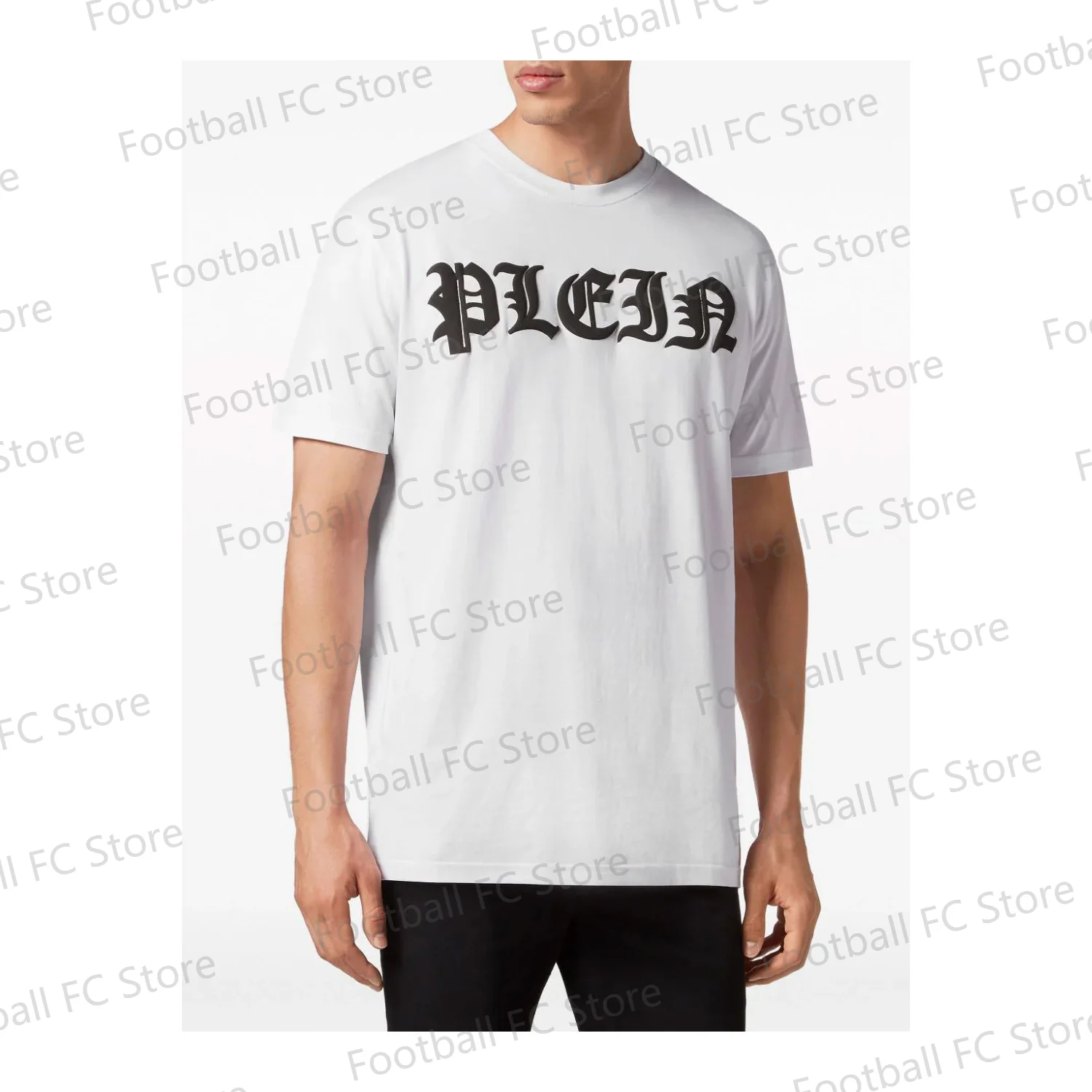 New Classic Gothic Plein Cotton T-shirt Luxury Brand Slogan PhilippS-Pleins Tee