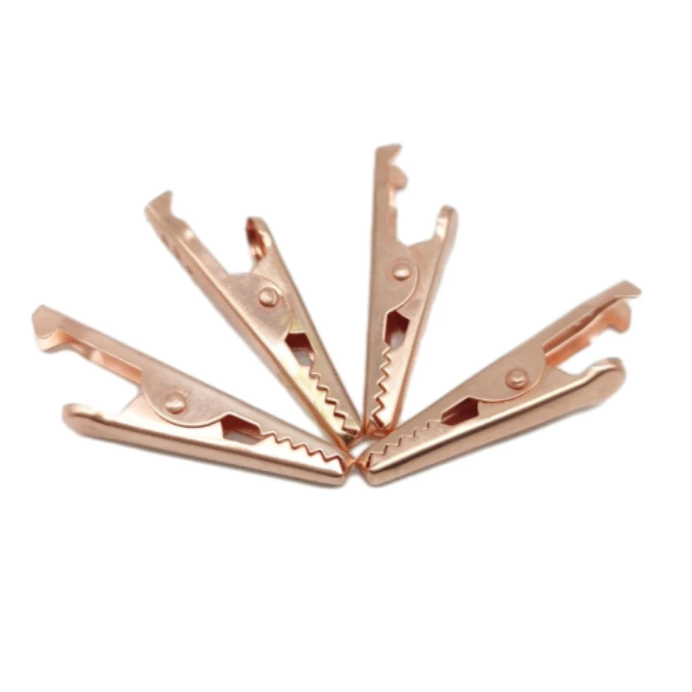 35mm Auto Battery Alligator Clip Pure Copper Crocodile Electrical Clamps Testing Probe Meter Boot 10PCS