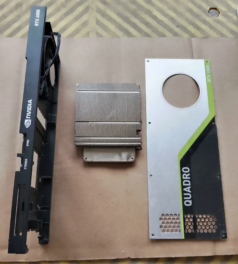 Originale Il Dispositivo Di Raffreddamento Per La Scheda Video Grafica Quadro Rtx 4000