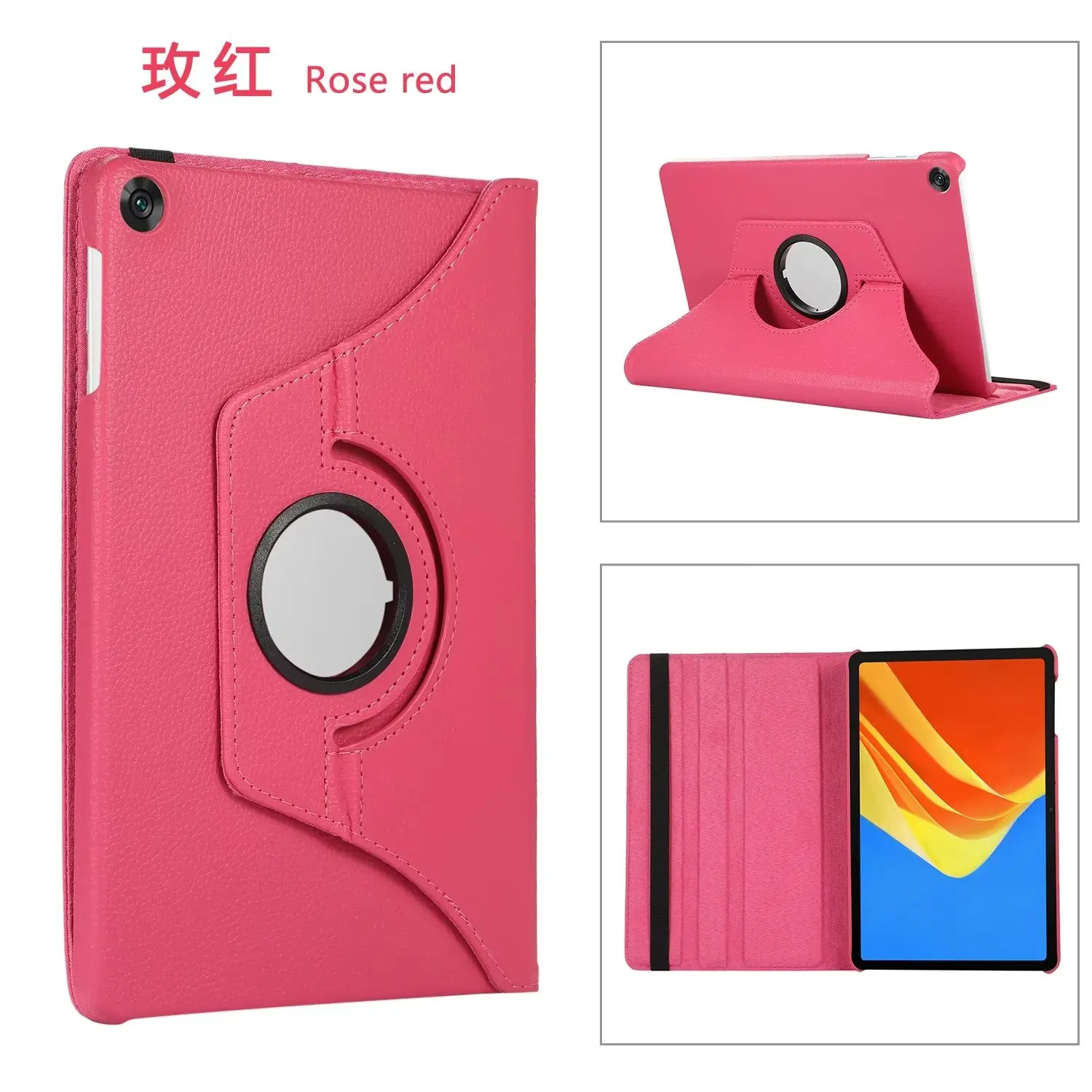 Premium 360 Rotating Luxury PU Leather Tablet Case Cover